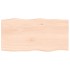 Tablero de mesa madera maciza roble borde natural 80x40x2