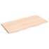 Tablero de mesa madera maciza roble borde natural 80x40x2
