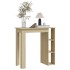 Mesa bar con estante contrachapada roble Sonoma 102x50x103,5