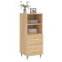 Aparador madera contrachapada color roble Sonoma 34,5x34x90