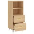 Aparador madera contrachapada color roble Sonoma 34,5x34x90