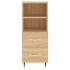 Aparador madera contrachapada color roble Sonoma 34,5x34x90