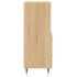 Aparador madera contrachapada color roble Sonoma 34,5x34x90