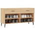 Banco zapatero madera de ingeniería roble Sonoma 102x35x55
