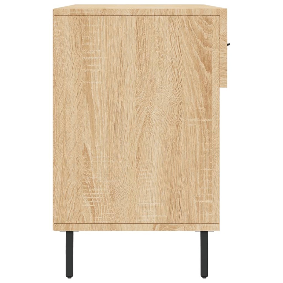 Banco zapatero madera de ingeniería roble Sonoma 102x35x55