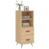 Aparador madera contrachapada color roble Sonoma 34,5x34x90