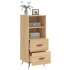 Aparador madera contrachapada color roble Sonoma 34,5x34x90