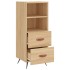 Aparador madera contrachapada color roble Sonoma 34,5x34x90