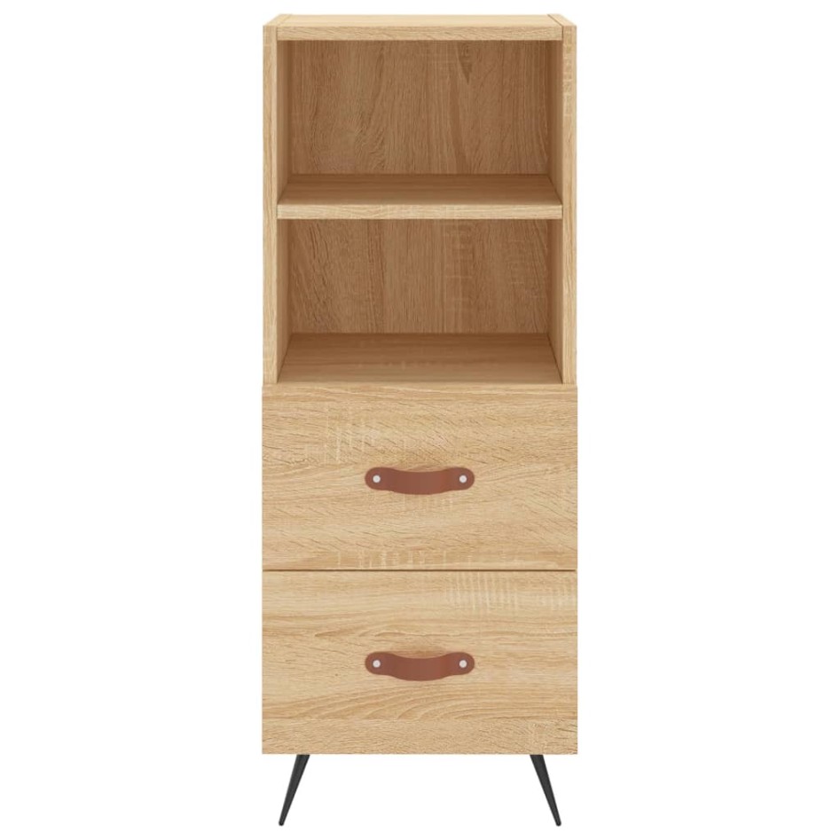 Aparador madera contrachapada color roble Sonoma 34,5x34x90