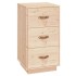 Mesita de noche madera maciza de pino 40x40x75