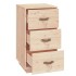 Mesita de noche madera maciza de pino 40x40x75