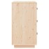 Mesita de noche madera maciza de pino 40x40x75