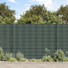 Panel de valla de PVC verde 70x0,19