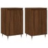 Aparadores 2 uds madera de ingeniería marrón roble 40x35x70