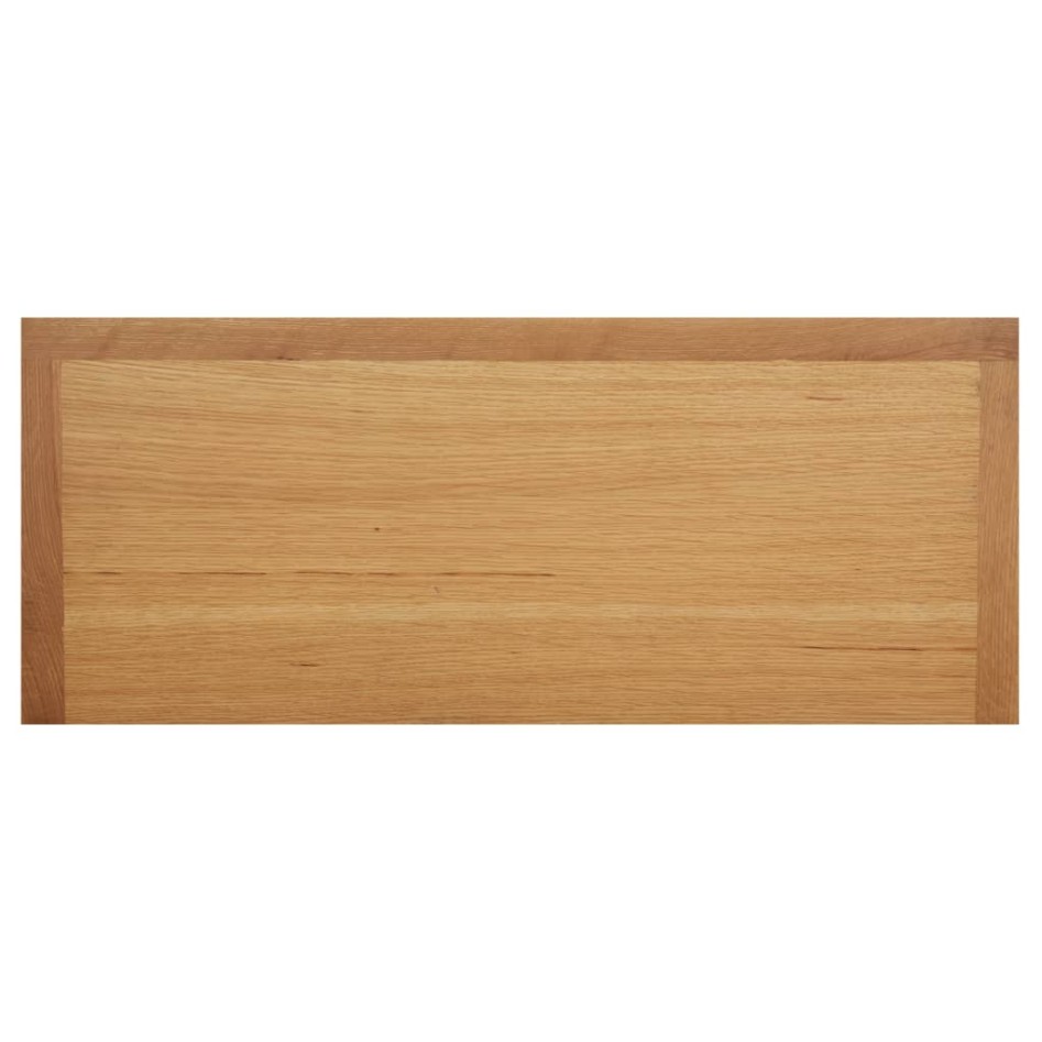 Mueble zapatero de madera maciza de roble 90x37x45