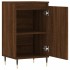 Aparadores 2 uds madera de ingeniería marrón roble 40x35x70