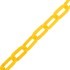 Cadena de advertencia plástico amarillo 100 m Ø6
