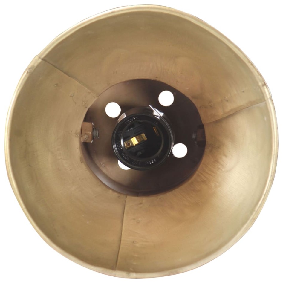 Lámpara de pared redonda estilo industrial latón