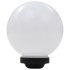 Lámparas solares esféricas de exterior 3 uds LED RGB 20