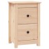 Mesita de noche madera maciza de pino 40x35x61,5