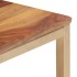 Mesa auxiliar de madera maciza 60x60x40