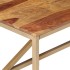 Mesa auxiliar de madera maciza 60x60x40