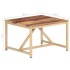 Mesa auxiliar de madera maciza 60x60x40