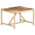 Mesa auxiliar de madera maciza 60x60x40