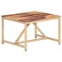 Mesa auxiliar de madera maciza 60x60x40