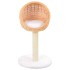 Rascador para gatos con poste de sisal madera natural de