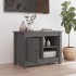 Mueble de TV de madera maciza de pino gris 70x36,5x52