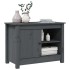 Mueble de TV de madera maciza de pino gris 70x36,5x52
