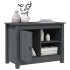 Mueble de TV de madera maciza de pino gris 70x36,5x52