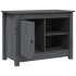 Mueble de TV de madera maciza de pino gris 70x36,5x52