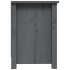 Mueble de TV de madera maciza de pino gris 70x36,5x52