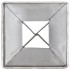 Picas de tierra 6 uds acero galvanizado plateado 7x7x75