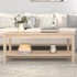 Mesa de centro de madera maciza de pino 110x55x45