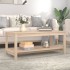 Mesa de centro de madera maciza de pino 110x55x45