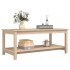 Mesa de centro de madera maciza de pino 110x55x45
