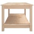 Mesa de centro de madera maciza de pino 110x55x45