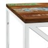 Mesa de centro acero inoxidable y madera maciza
