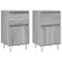 Aparadores 2 uds madera de ingeniería gris Sonoma 40x35x70
