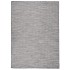 Alfombra de exterior de tejido plano marrón y azul 200x280