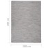 Alfombra de exterior de tejido plano marrón y azul 200x280