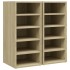 Muebles zapateros 2 uds contrachapado roble Sonoma