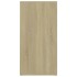 Muebles zapateros 2 uds contrachapado roble Sonoma