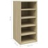 Muebles zapateros 2 uds contrachapado roble Sonoma