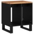 Mesa auxiliar madera maciza acacia y contrachapada 40x31x46