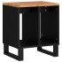 Mesa auxiliar madera maciza acacia y contrachapada 40x31x46