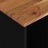 Mesa auxiliar madera maciza acacia y contrachapada 40x31x46